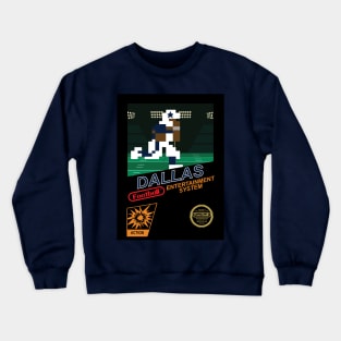 Dallas Football Team - NES Football 8-bit Design Crewneck Sweatshirt